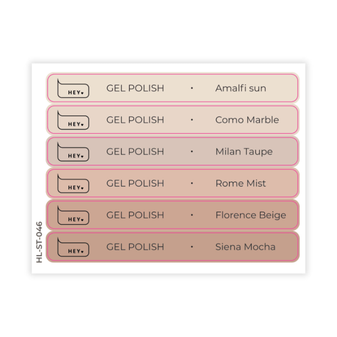 Stickers for Tips · HEYLOVE SMART GEL TACTILE collection