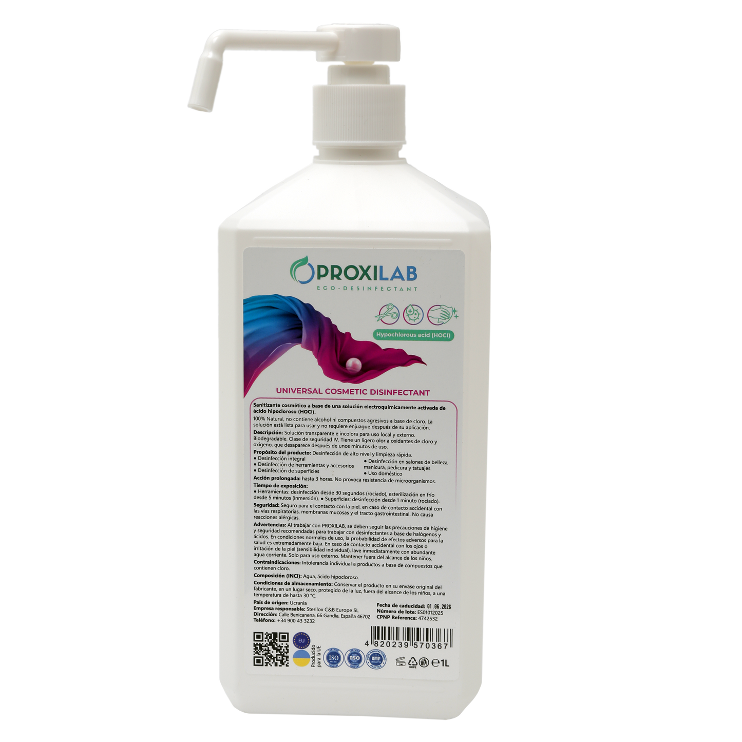 Desinfectante PROXILAB "Cosmético Universal", 1 L