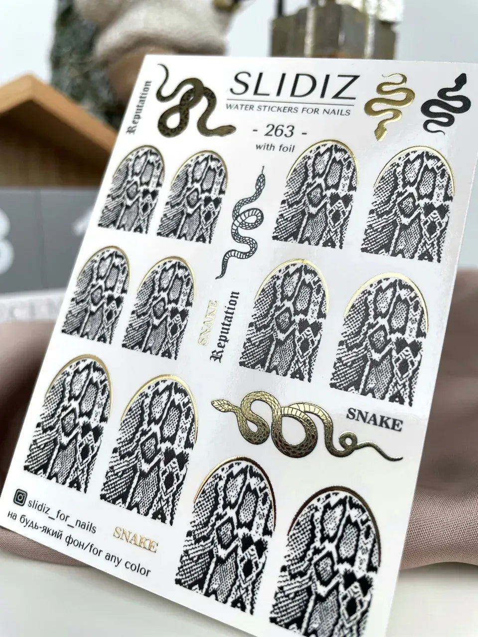 SLIDIZ Slider Diseño Foil #263