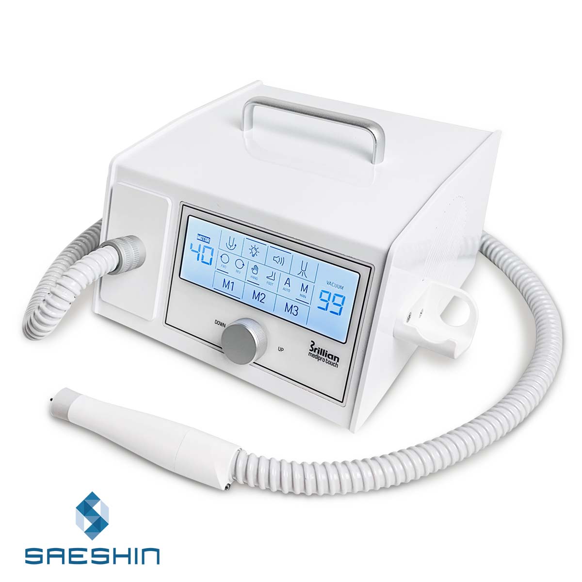 Micromotor podología con aspiracion Saeshin Brillian MediPro Touch