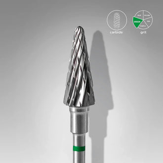 Fresa de carburo Cono. Verde, 6mm. FT71G060/14