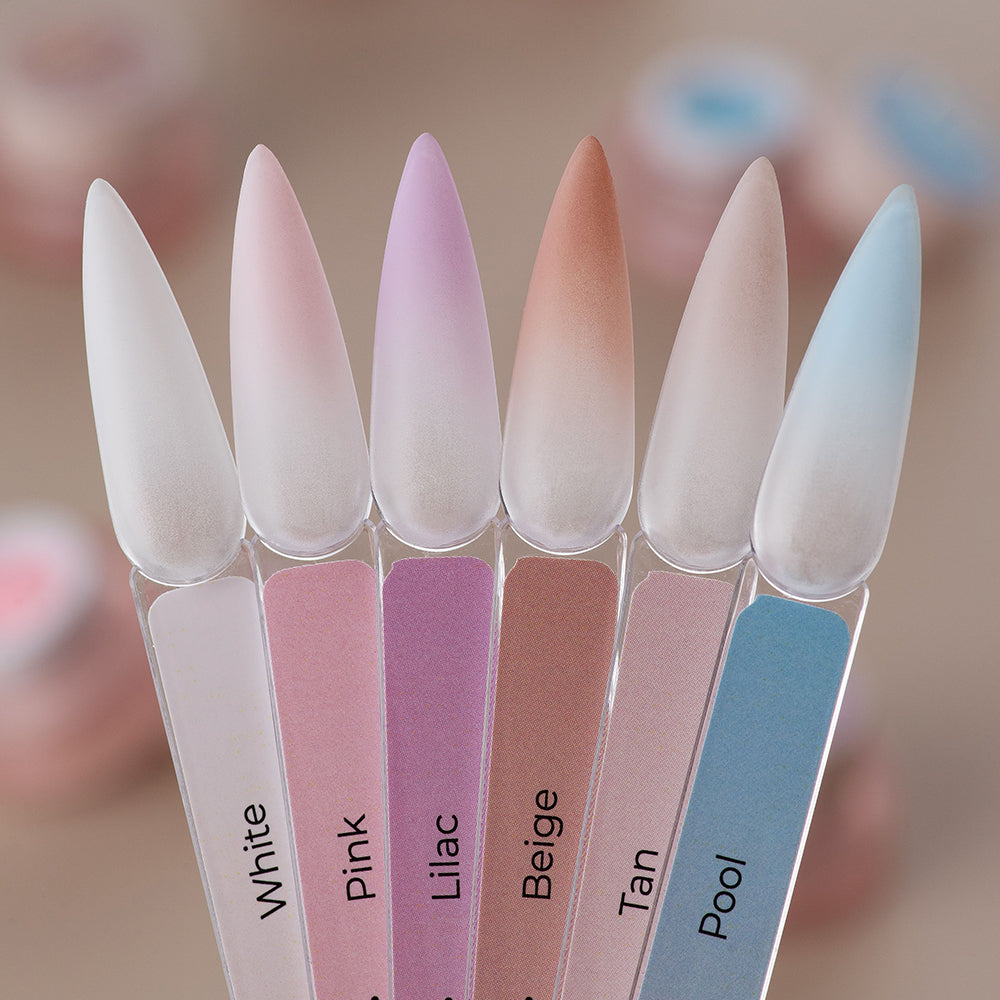 Kit · HEYLOVE · Nail Cushion Set «White», 6 uds.