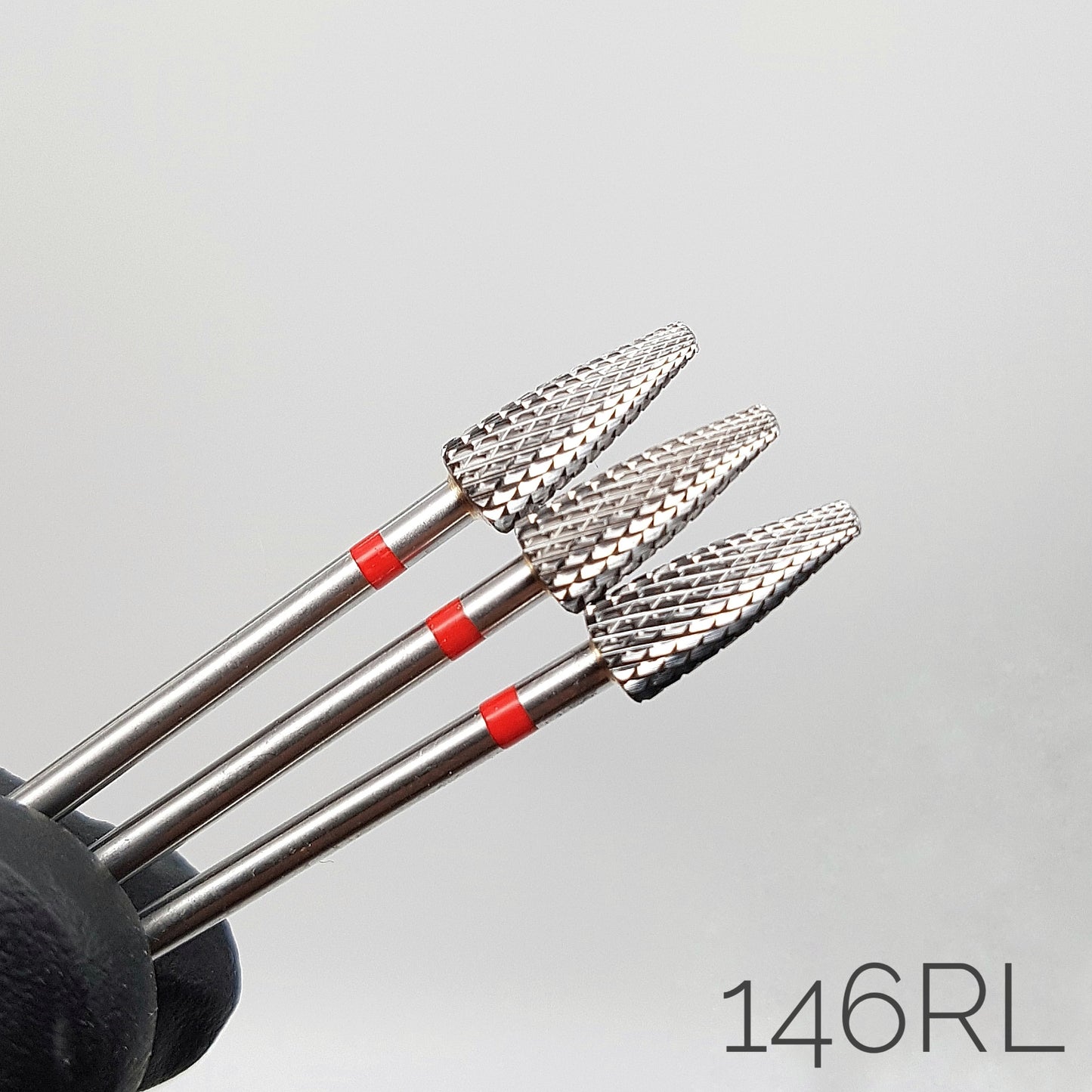 Fresa de carburo para zurdos Cono. Roja, 5mm. 146RL
