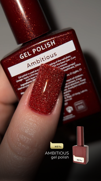 HEYLOVE Esmalte Semipermanente reflectante AMBITIOUS
