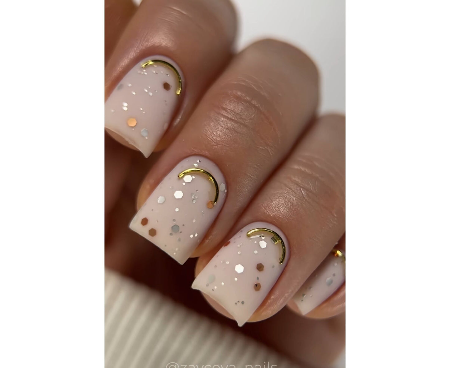 HEYLOVE Coin Top. Silver & Goldmatte