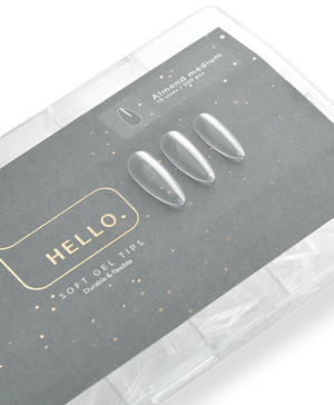 Tips de gel НELLO Almond Medium