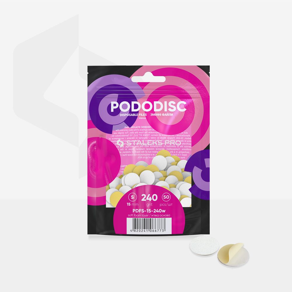 Recambios desechables con espuma para Podo Disco. 50 ud.