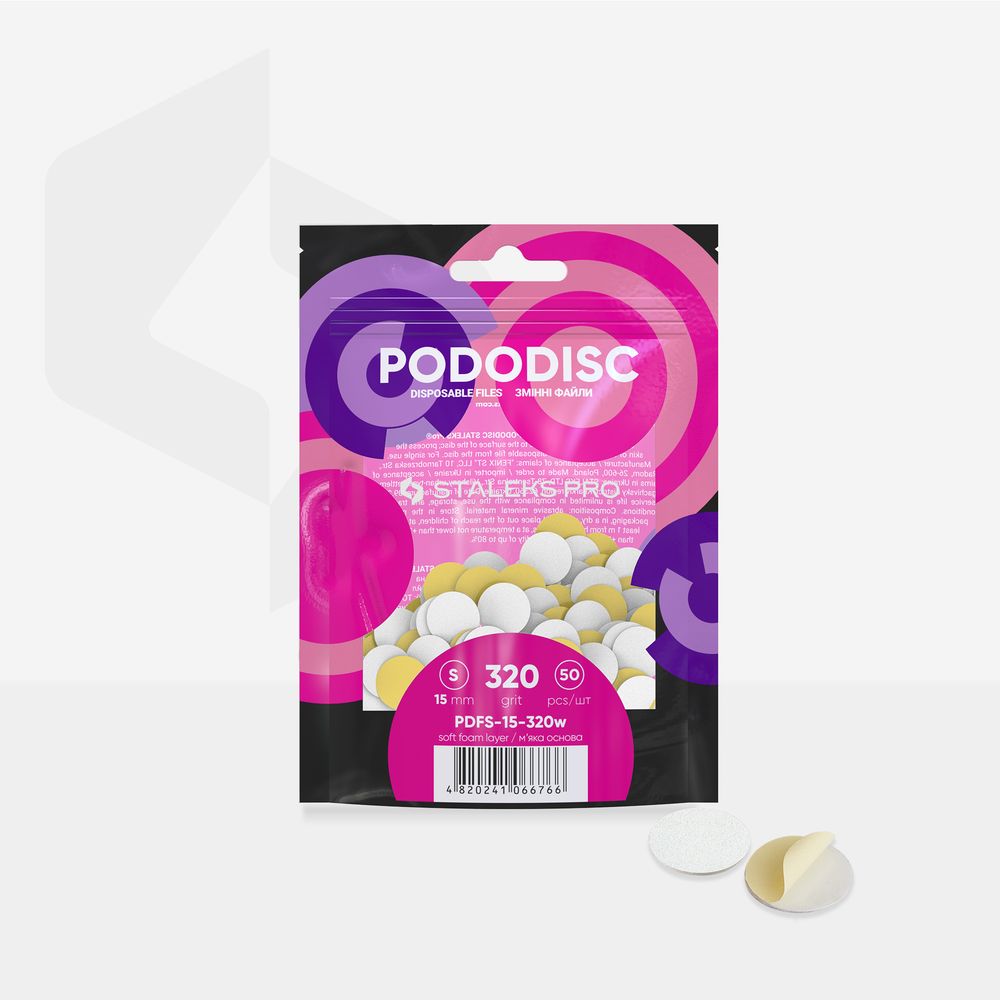 Recambios desechables con espuma para Podo Disco. 50 ud.