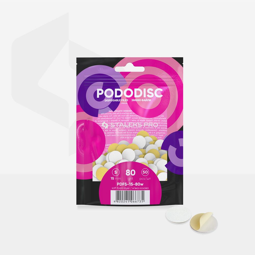 Recambios desechables con espuma para Podo Disco. 50 ud.