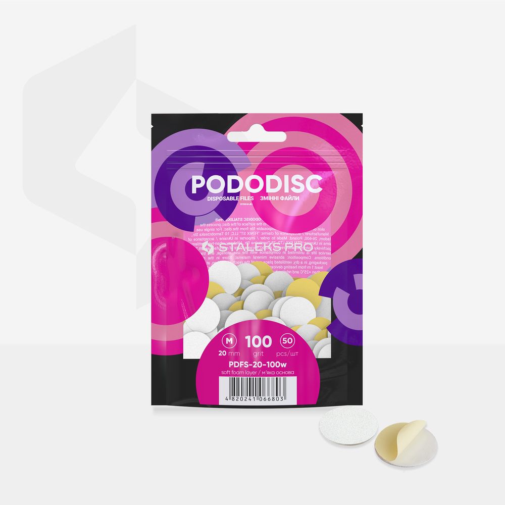 Recambios desechables con espuma para Podo Disco. 50 ud.