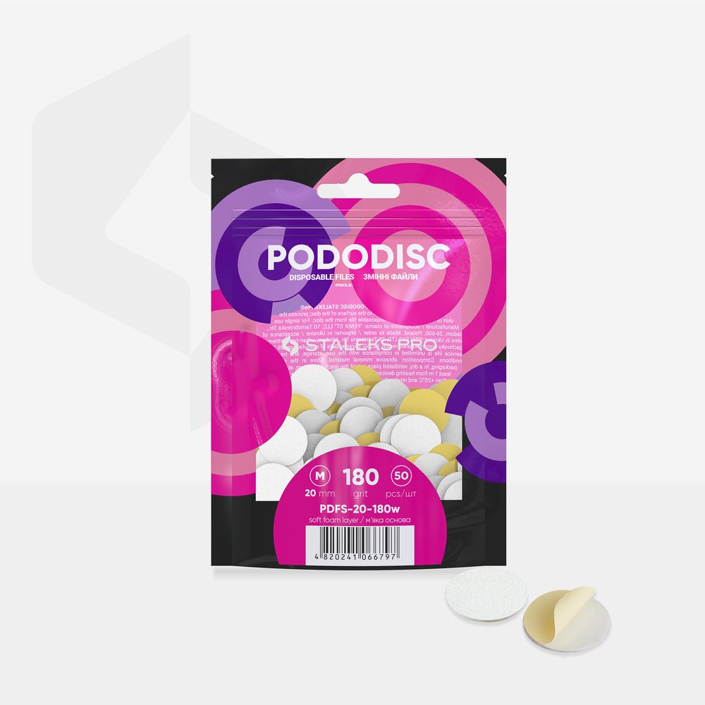 Recambios desechables con espuma para Podo Disco. 50 ud.