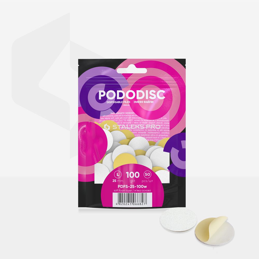 Recambios desechables con espuma para Podo Disco. 50 ud.