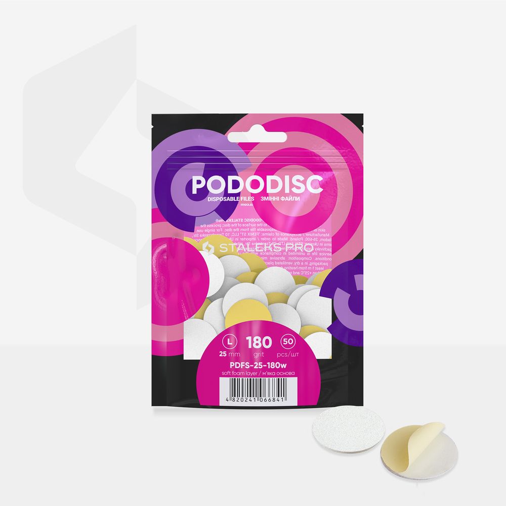 Recambios desechables con espuma para Podo Disco. 50 ud.