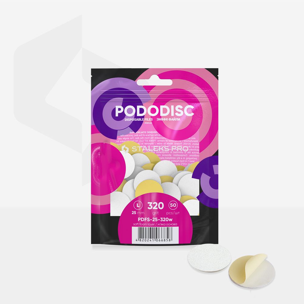 Recambios desechables con espuma para Podo Disco. 50 ud.