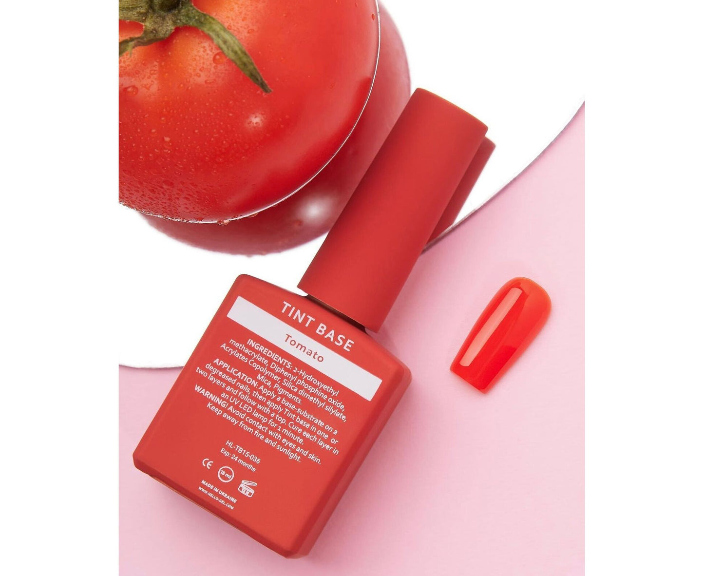 HEYLOVE Tint base TOMATO. Met Gala colección