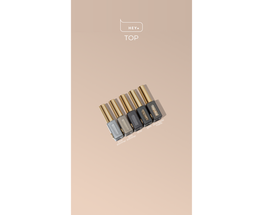 HEYLOVE Coin Top. Silver & Goldmatte