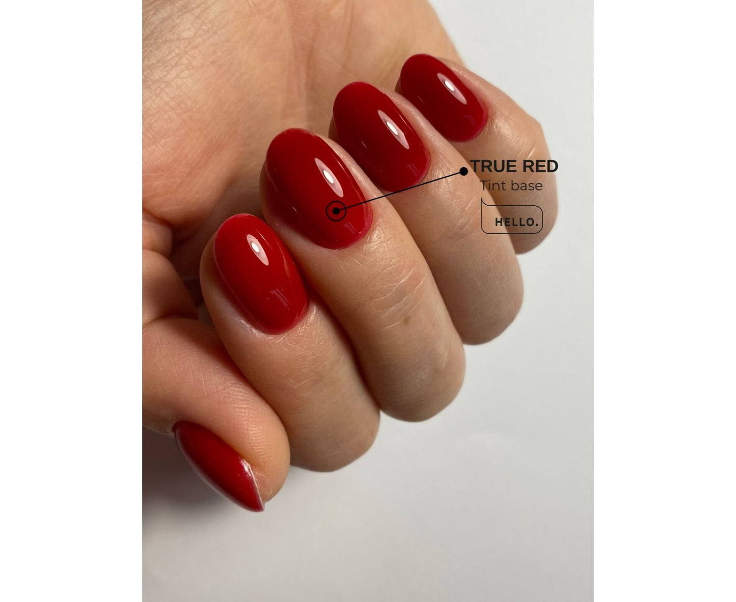 <tc>HELLO Tint base TRUE RED. Met Gala collection</tc>