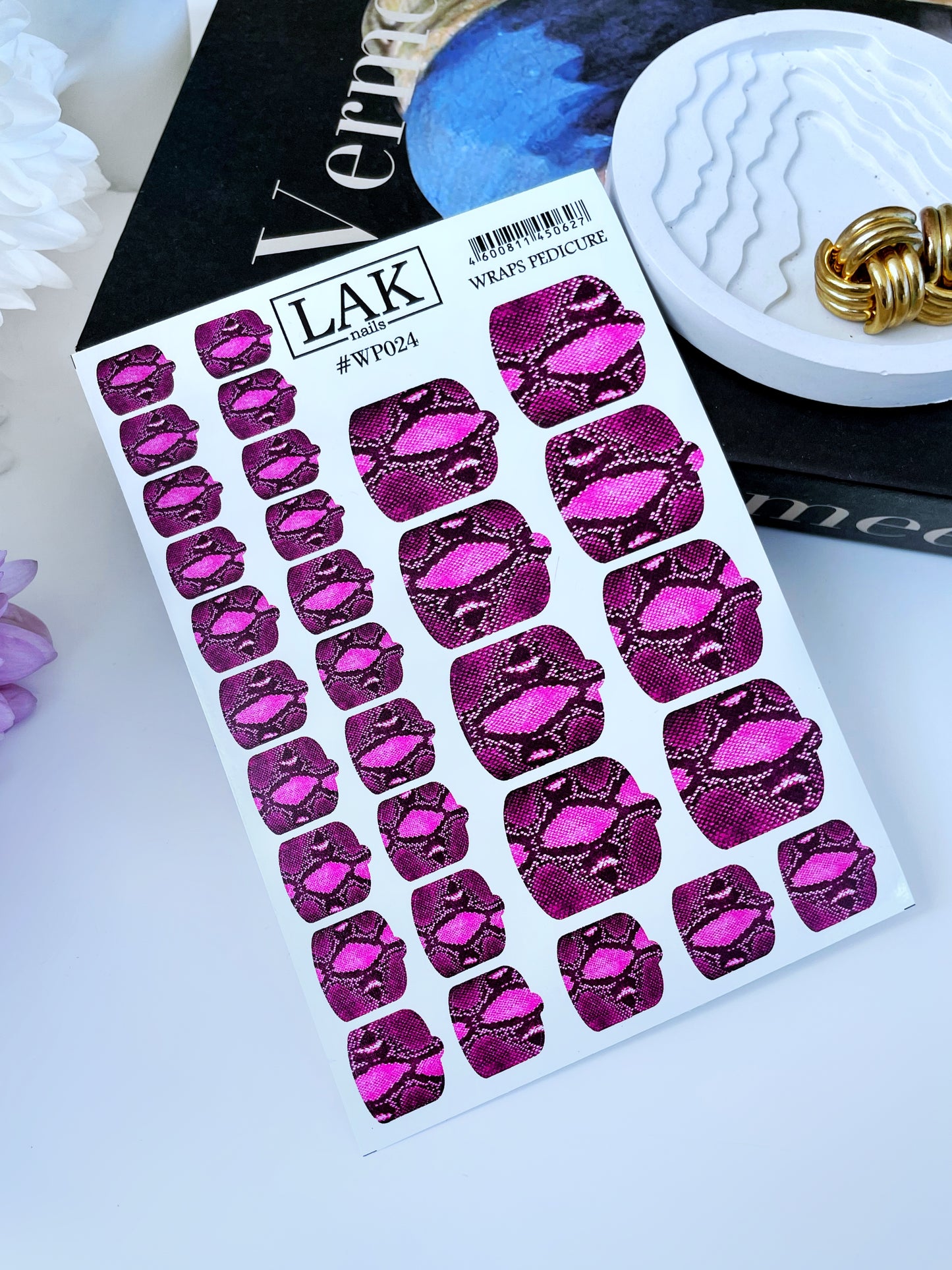 Lak Slider Wraps Pedicura WP024