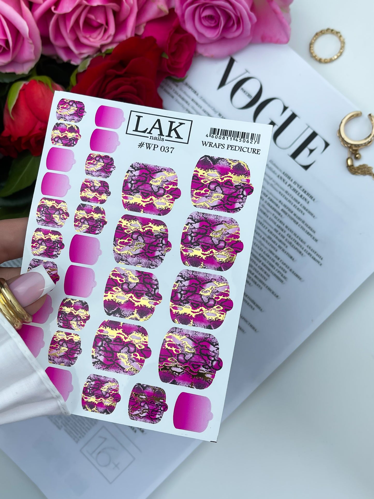 Lak Slider Wraps Pedicura WP037