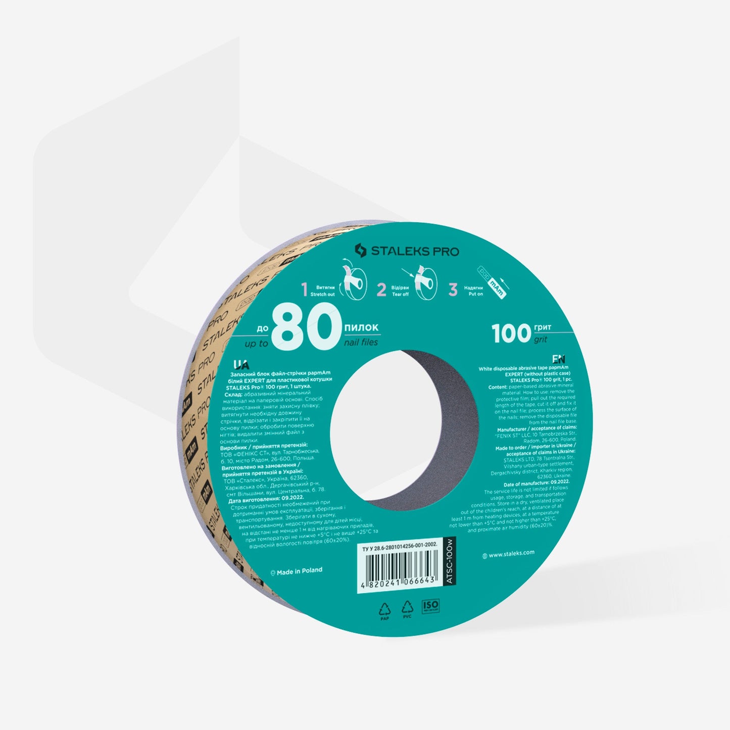 Rollo de recambio para donut Staleks Pro EXPERT, 20mm