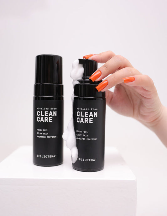 BIBLIOTEKA Micellar Foaming Cleanser for Manicure CLEAN CARE COFFITON, 150 ml