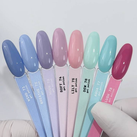 BIBLIOTEKA Gel Polish Set COOL AIR № 71-78