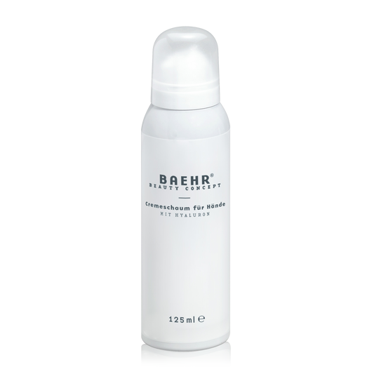 Crema-espuma para las manos con acido hialuronico