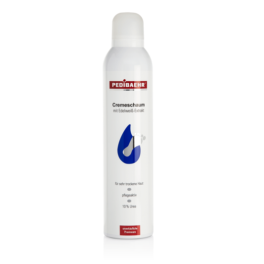 Crema-espuma con extracto de edelweiss y urea