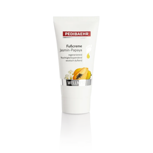 Crema de pies de jazmín y papaya
