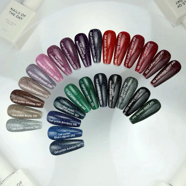 NAILSOFTHEDAY Gel Polish Reflectante Verde