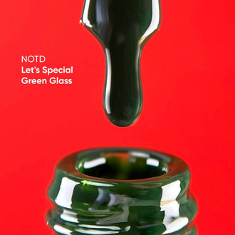 Vernis gel NAILSOFTHEDAY, spécial verre vert