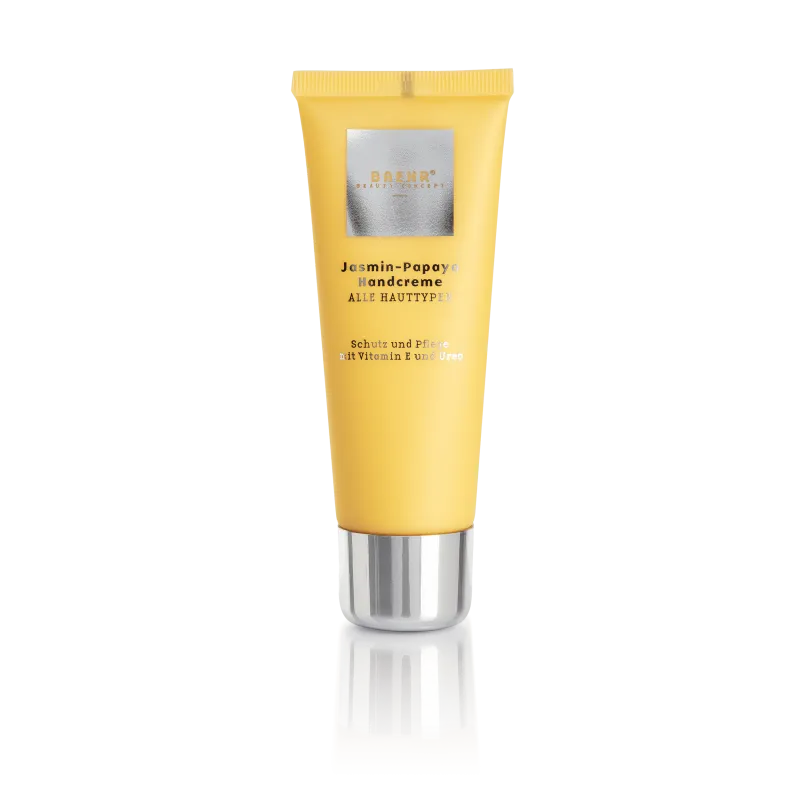 Crema de manos con aceite de jazmín y papaya