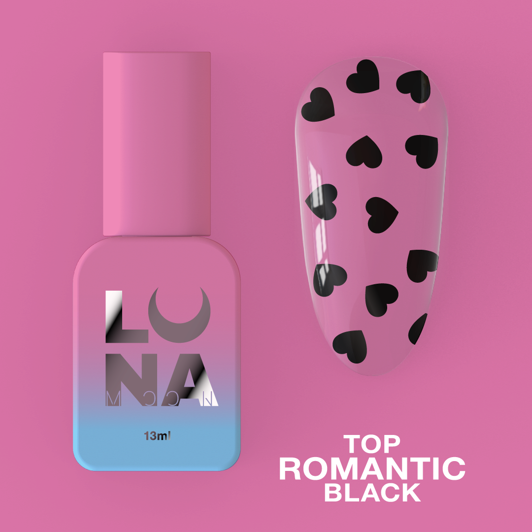 Lunamoon Top Romantic Black