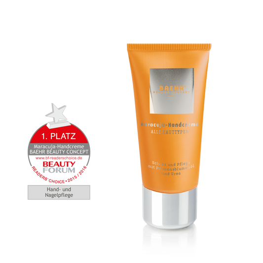 Crema para las manos con aceite de maracuyá y urea