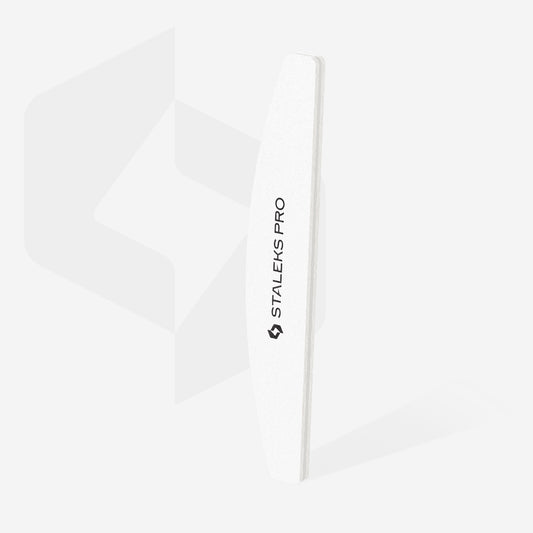 Buffer de media luna STALEKS PRO grano 100/180, juego de 10 piezas