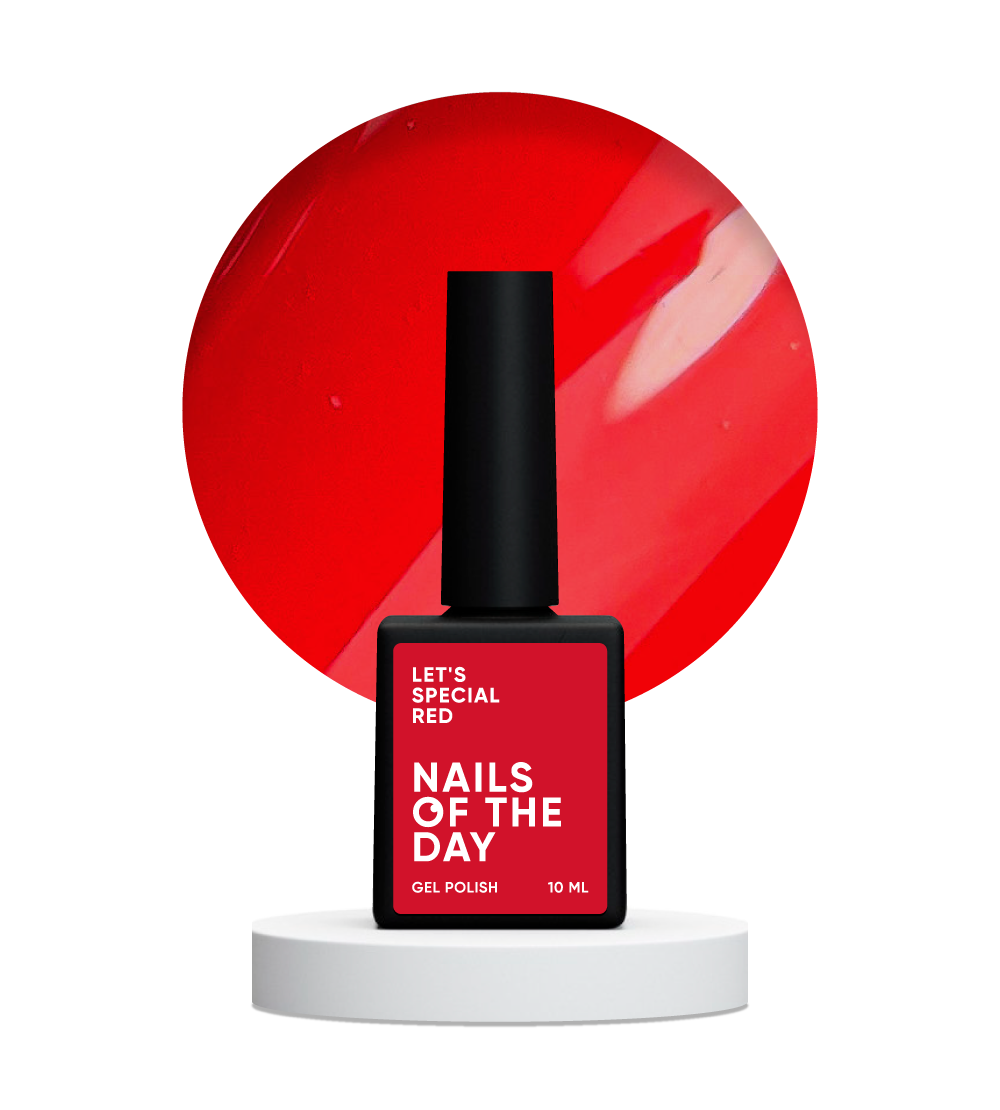 NAILSOFTHEDAY Gel Polish Let's special Red