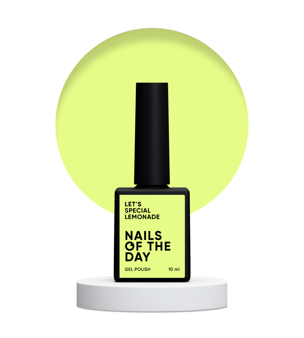 NAILSOFTHEDAY Gel Polish Let's special Lemonade