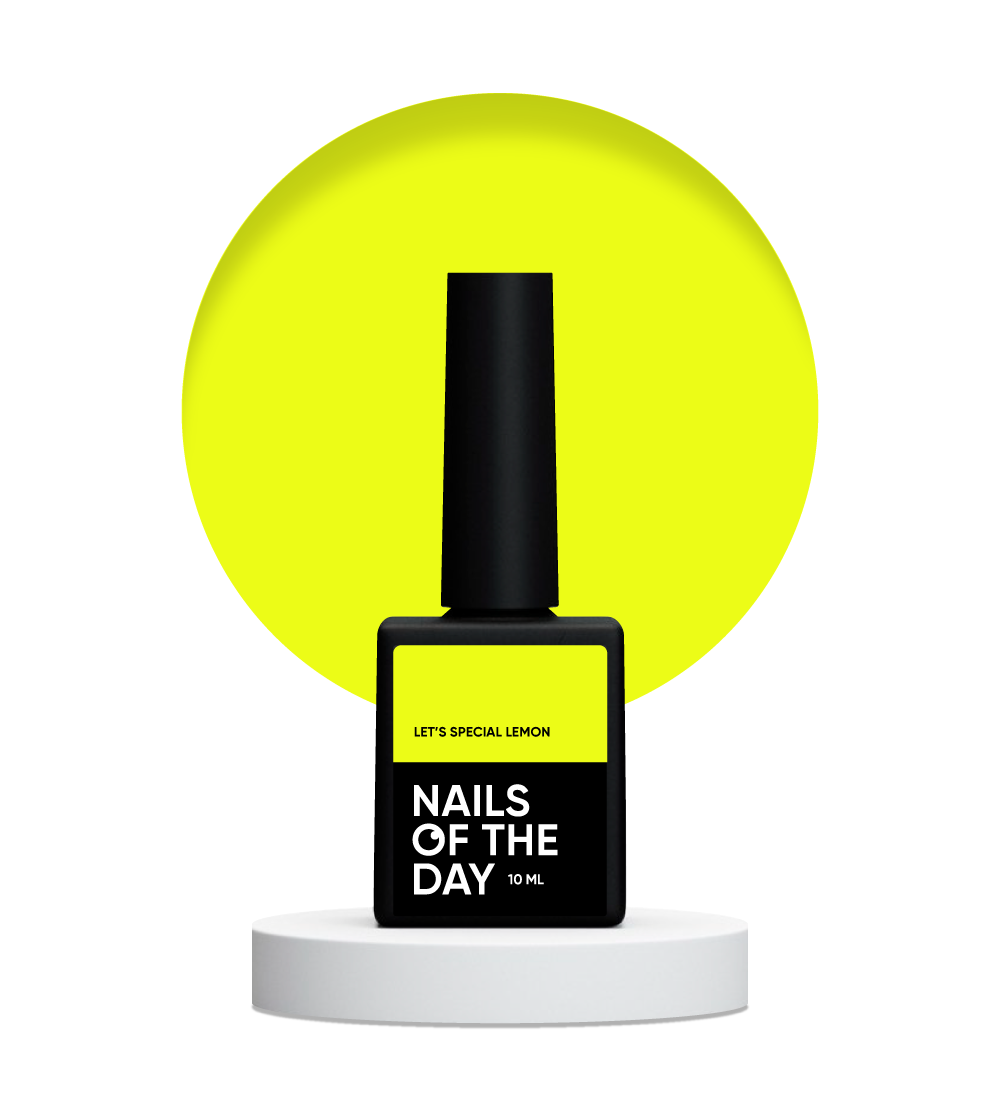 NAILSOFTHEDAY Gel Polish Let's special Lemon