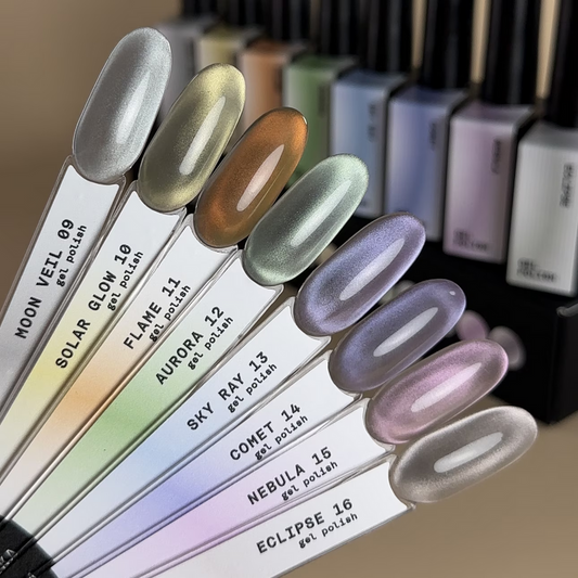 LIBRARY Gel Polish Set Cat Eye RAYS Collection No. 09-16