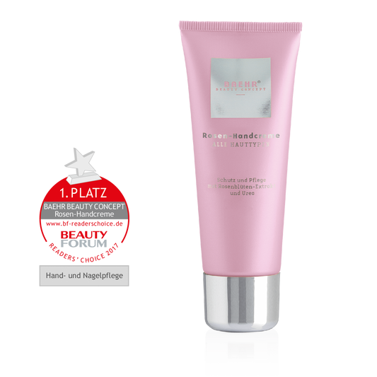 Crema para las manos con extracto de pétalos de rosa y urea