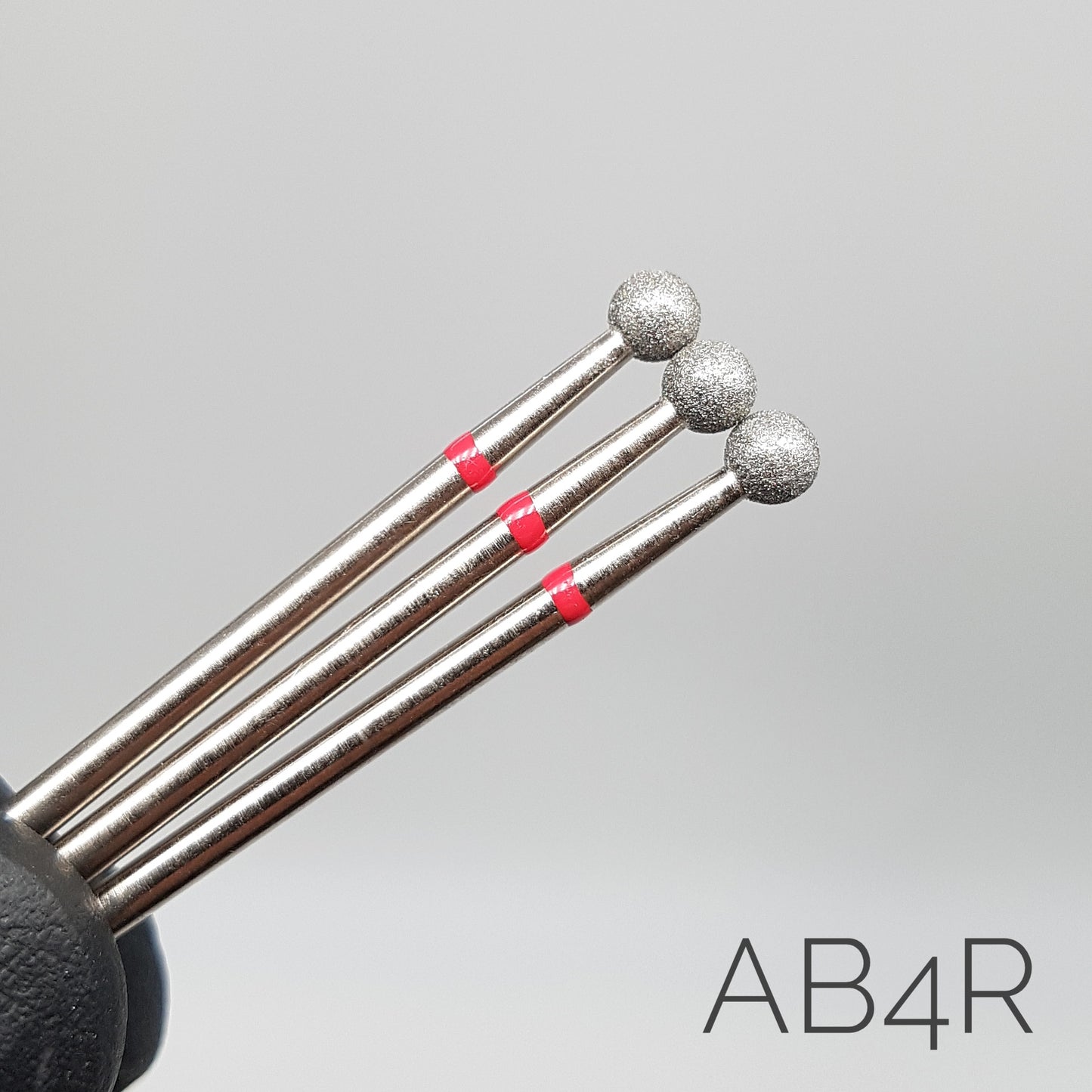 Fresa de diamante Bola. Roja, 4mm. AB4R