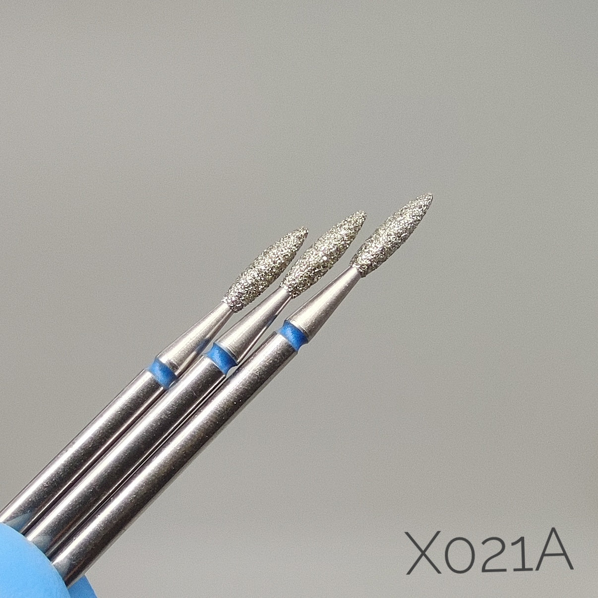 Fresa de diamante Llama sin punta. Azul, 2.1mm. X021A
