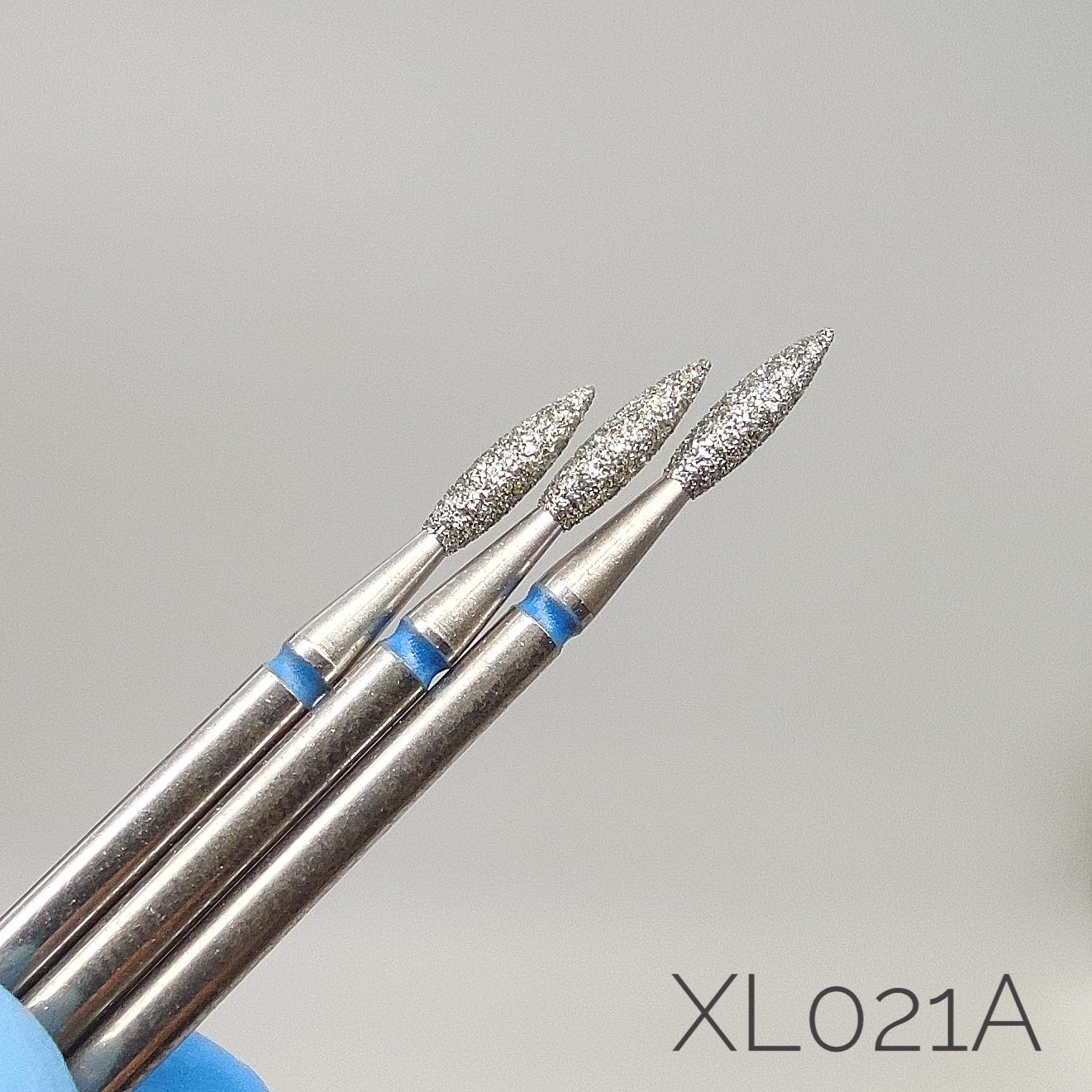 Fresa de diamante Llama con punta. Azul, 2.1mm. XL021A