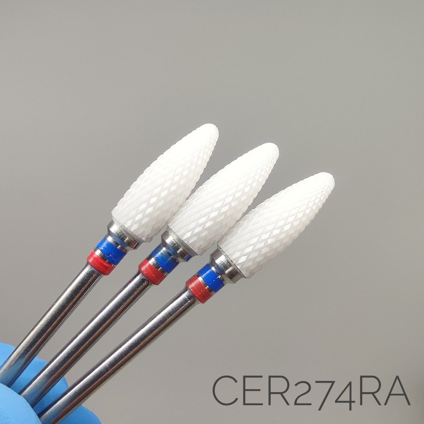 Fresa de cerámica Maíz. Azul&Roja, 6mm. CER274RA