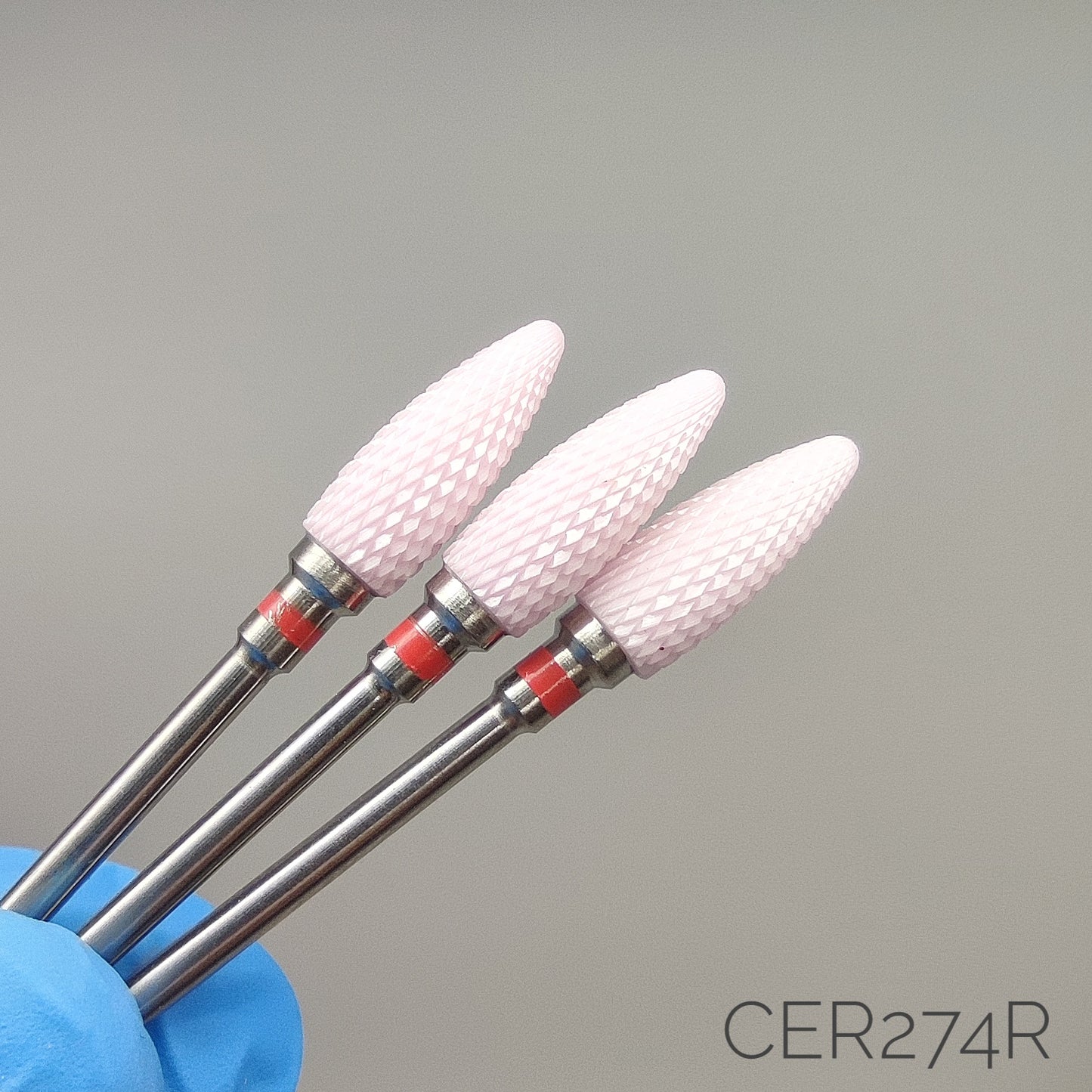 Fresa de cerámica Maíz. Roja, 6mm. CER274R