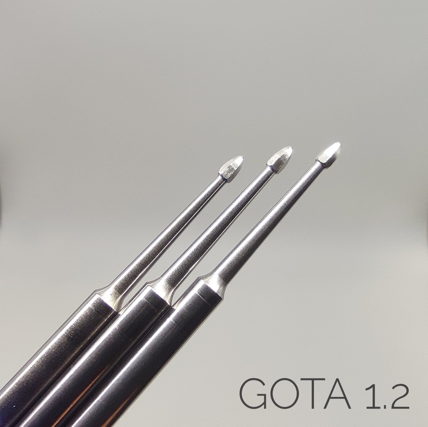 Fresa de seguridad Gota. Sin abrasivo, 1.2mm