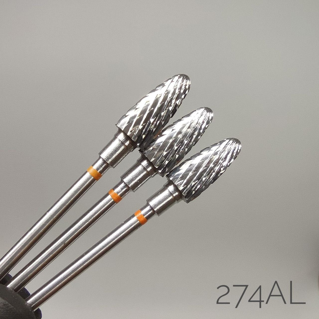 Fresa de carburo para zurdos Maíz. Amarillo, 6mm. 274AL