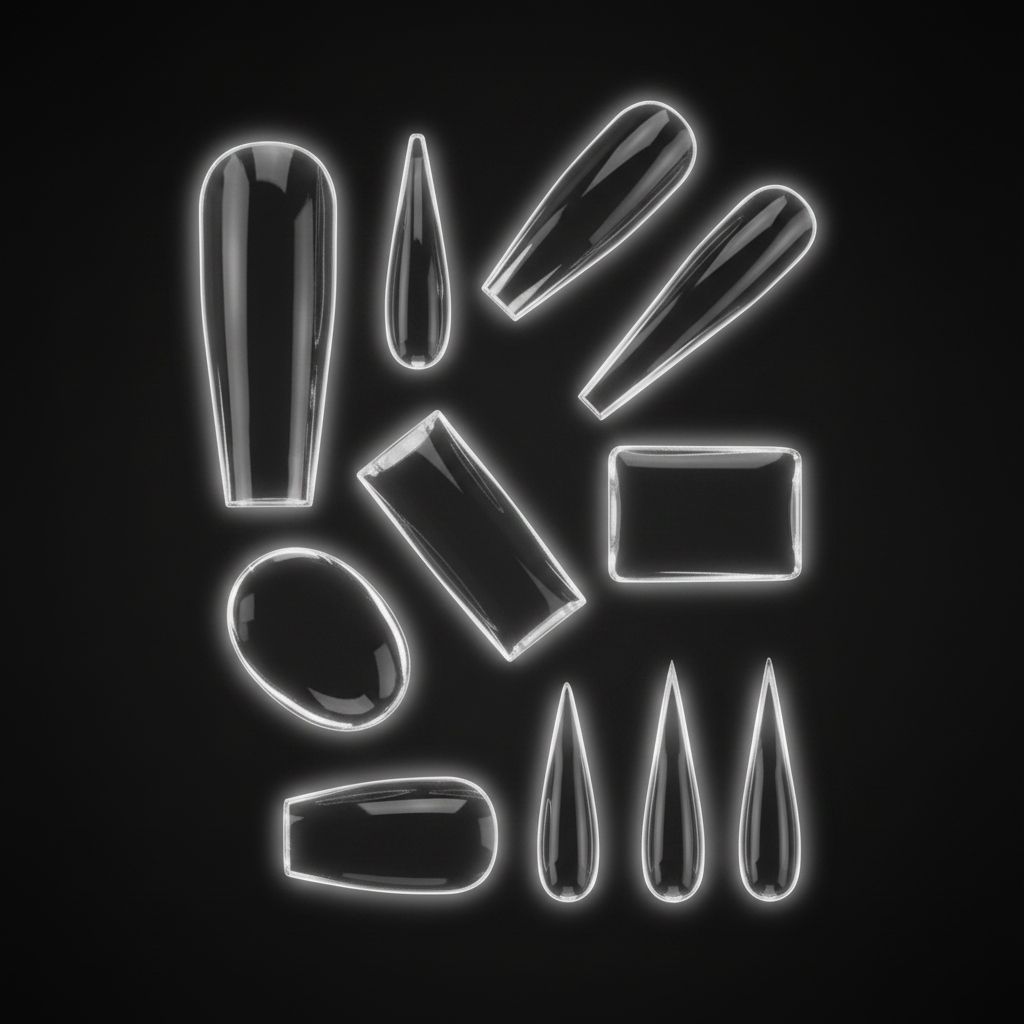 Clear nail tips