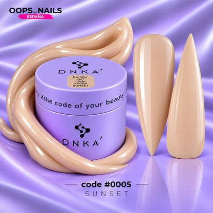 Gel de construction DNKa™. N° 0005 Coucher de soleil clair