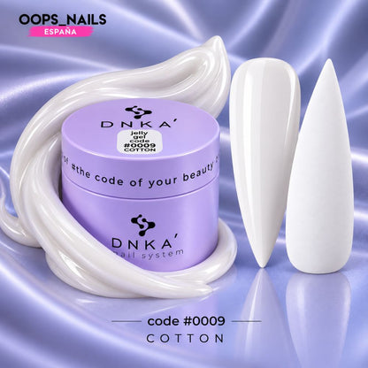 DNKa Jelly Gel. COTTON #0009 Blanc coton